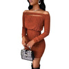 Newbie Hollow Sexy Long Sleeve Dress