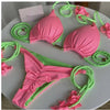 Triangle Braided Bikini Swimsuit