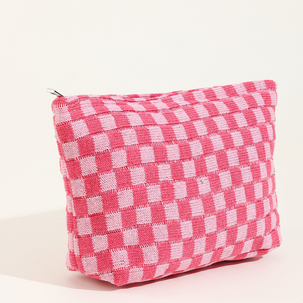 Wool Knitted Chessboard Bag