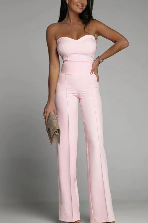 Women's Snug Tube Top Jumpsuit