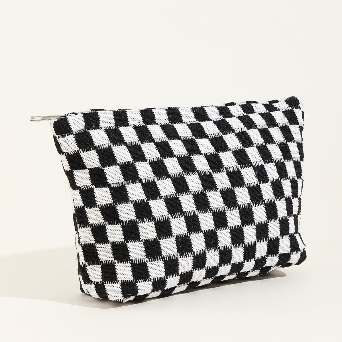 Wool Knitted Chessboard Bag