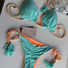 Triangle Braided Bikini Swimsuit