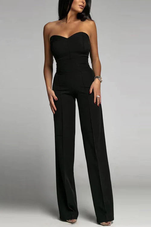Women's Snug Tube Top Jumpsuit