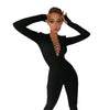 Hollow-out Cross Strap Women's Jumpsuit