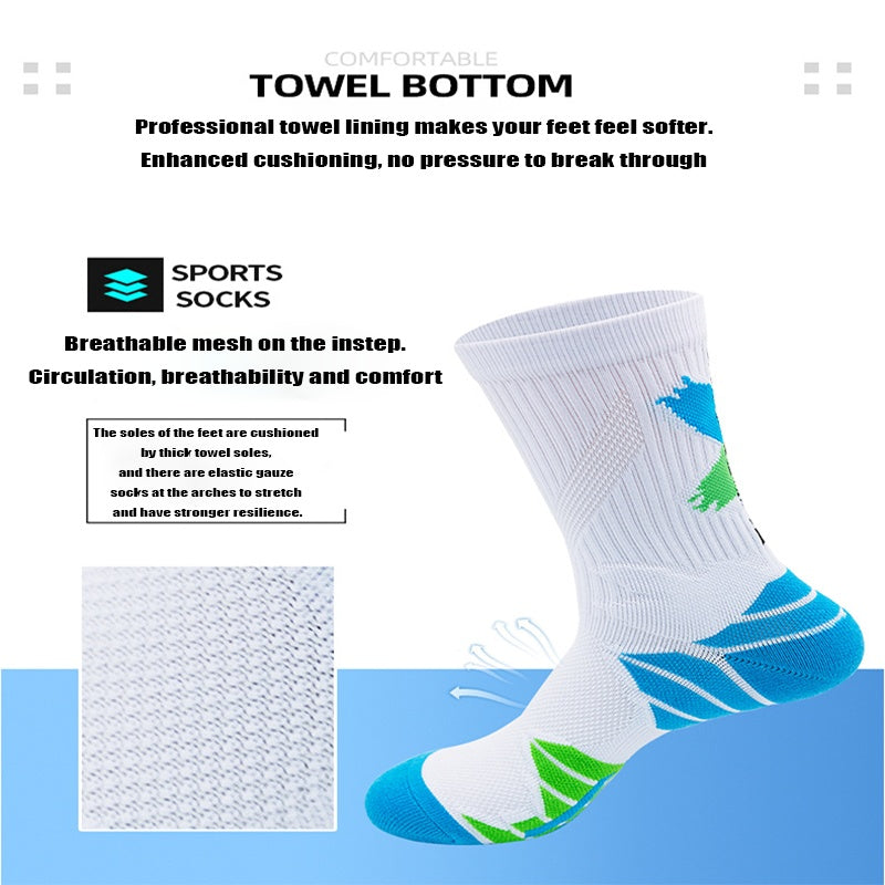 Compression Running Socks - Anti-odor and Anti-slip