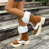 Women's Plus-size High-top Padded Thermal Snow Boots