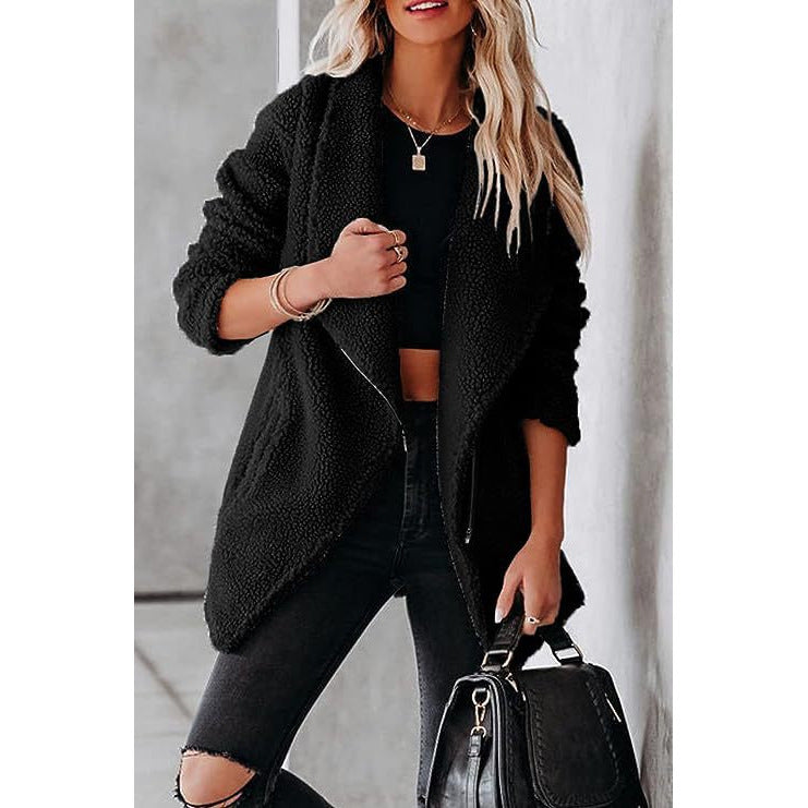 Casual Wool Lamb Jacket