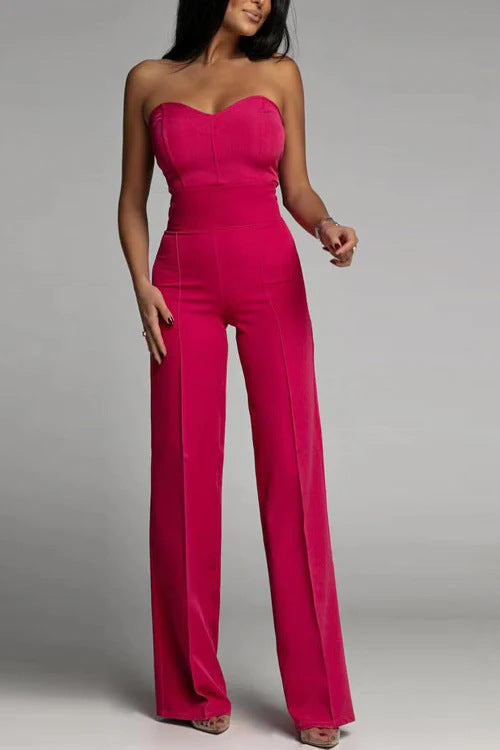 Women's Snug Tube Top Jumpsuit