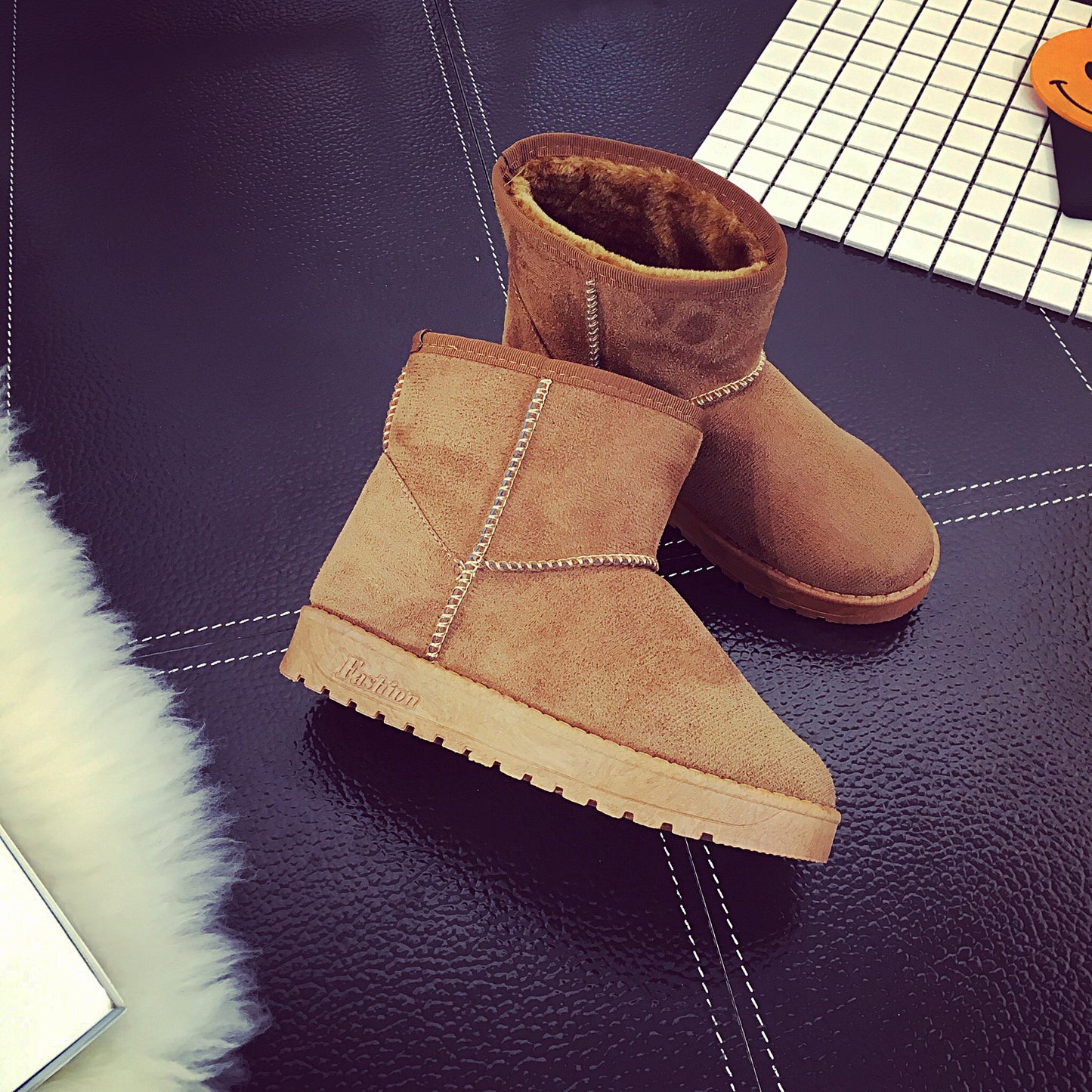 Faux Fur Boots
