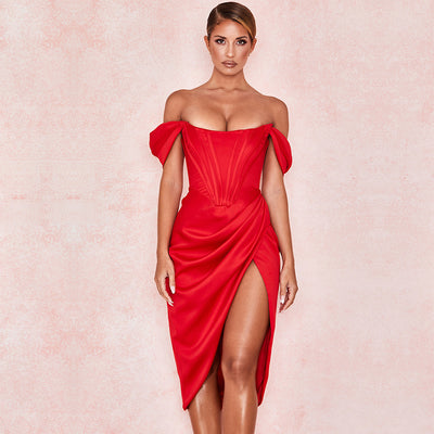 Sexy Backless Fishbone Dress