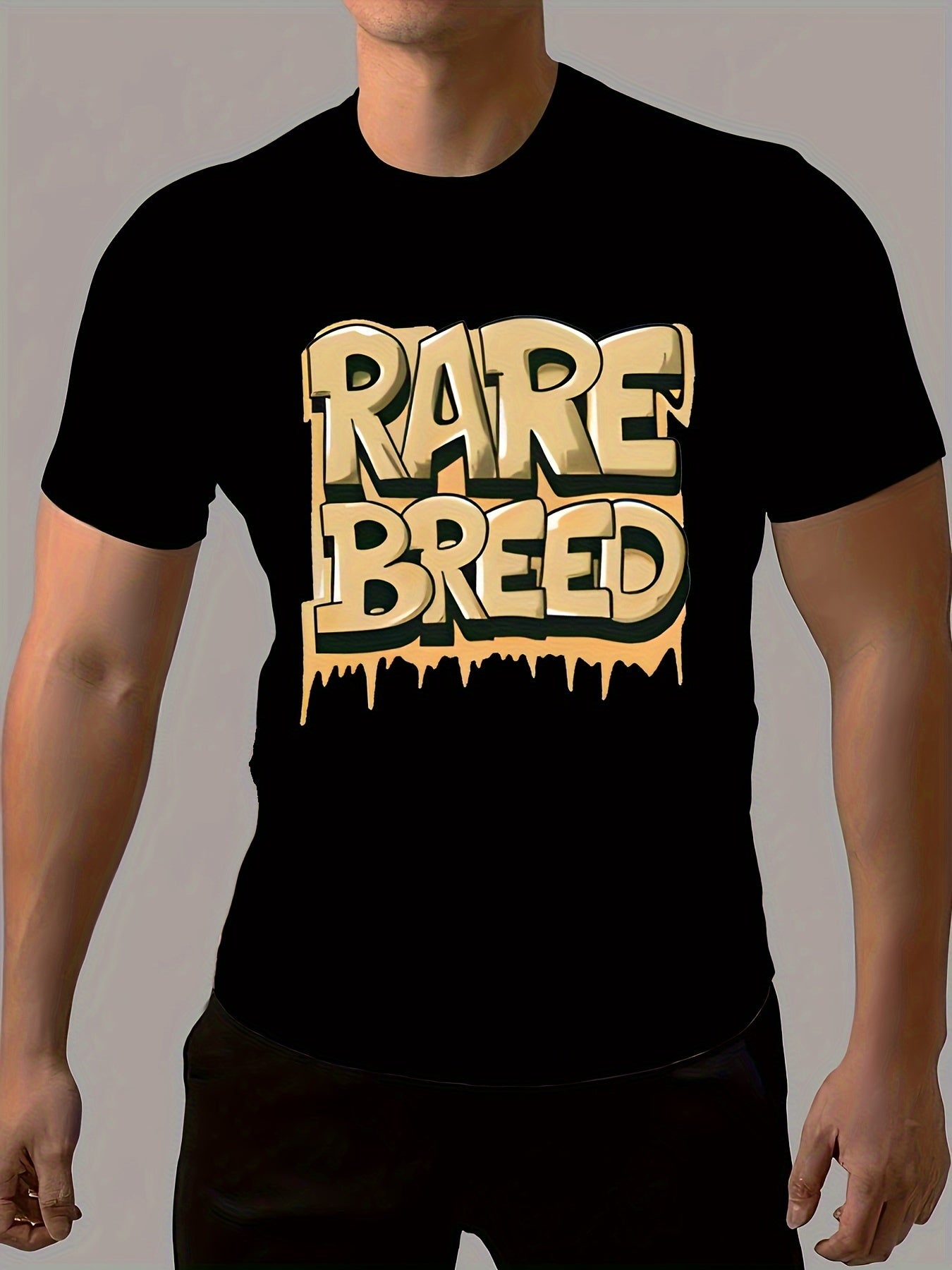 Graffiti Style RARE BREED Printed T-shirt