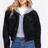 Hoodie Corduroy Jacket