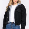 Hoodie Corduroy Jacket
