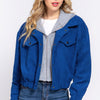 Hoodie Corduroy Jacket