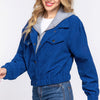 Hoodie Corduroy Jacket