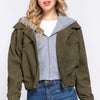 Hoodie Corduroy Jacket