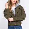 Hoodie Corduroy Jacket