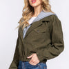 Hoodie Corduroy Jacket