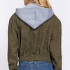 Hoodie Corduroy Jacket