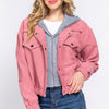 Hoodie Corduroy Jacket