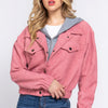 Hoodie Corduroy Jacket