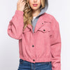 Hoodie Corduroy Jacket
