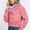 Hoodie Corduroy Jacket