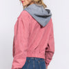 Hoodie Corduroy Jacket