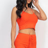 Ribbed Crop Cami Top & Shorts Set