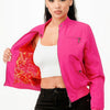 Casual Zip Up Biker Moto Jacket
