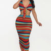 Color Me Mine Beach Sarong Skirt Set