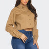 Bling Denim Button Down Shirt