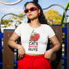 Cats B4 Guys Love Crop Top