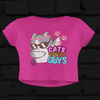 Cats B4 Guys Dabbing Crop Top