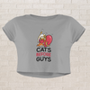 Cats B4 Guys Love Crop Top
