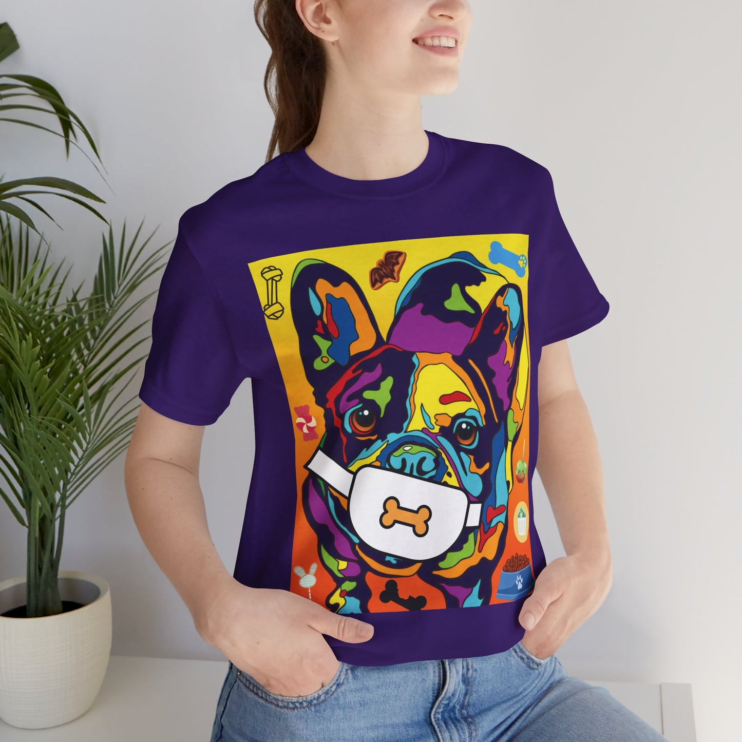 Thor the French Bulldog T-Shirt - Unisex Jersey Short Sleeve Tee