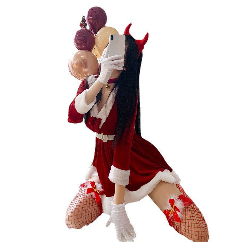 Women's Fashion Role-playing Pajamas Christmas Suit