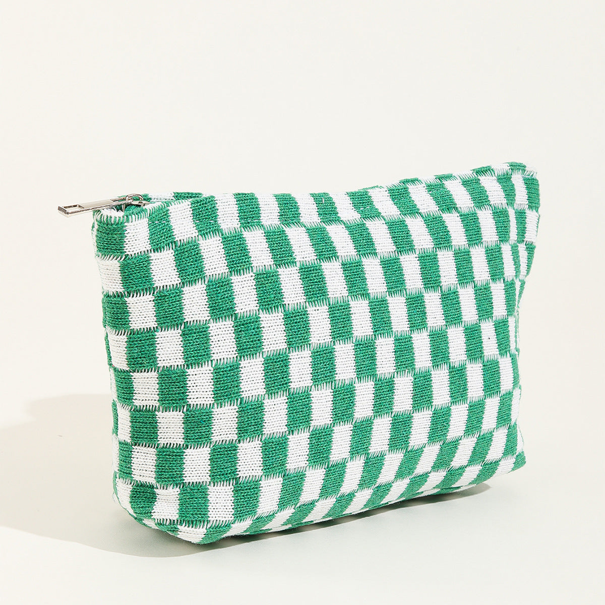 Wool Knitted Chessboard Bag