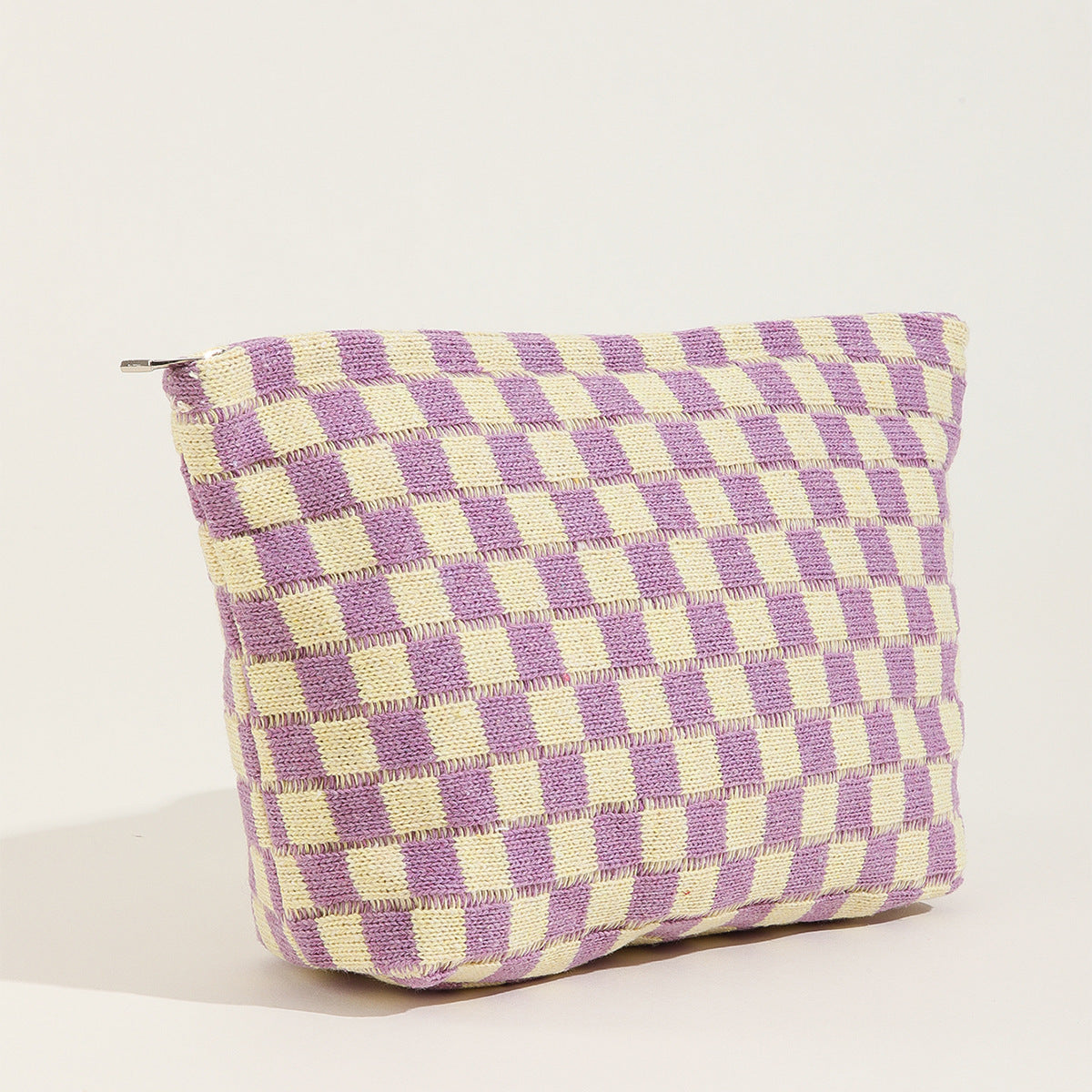 Wool Knitted Chessboard Bag