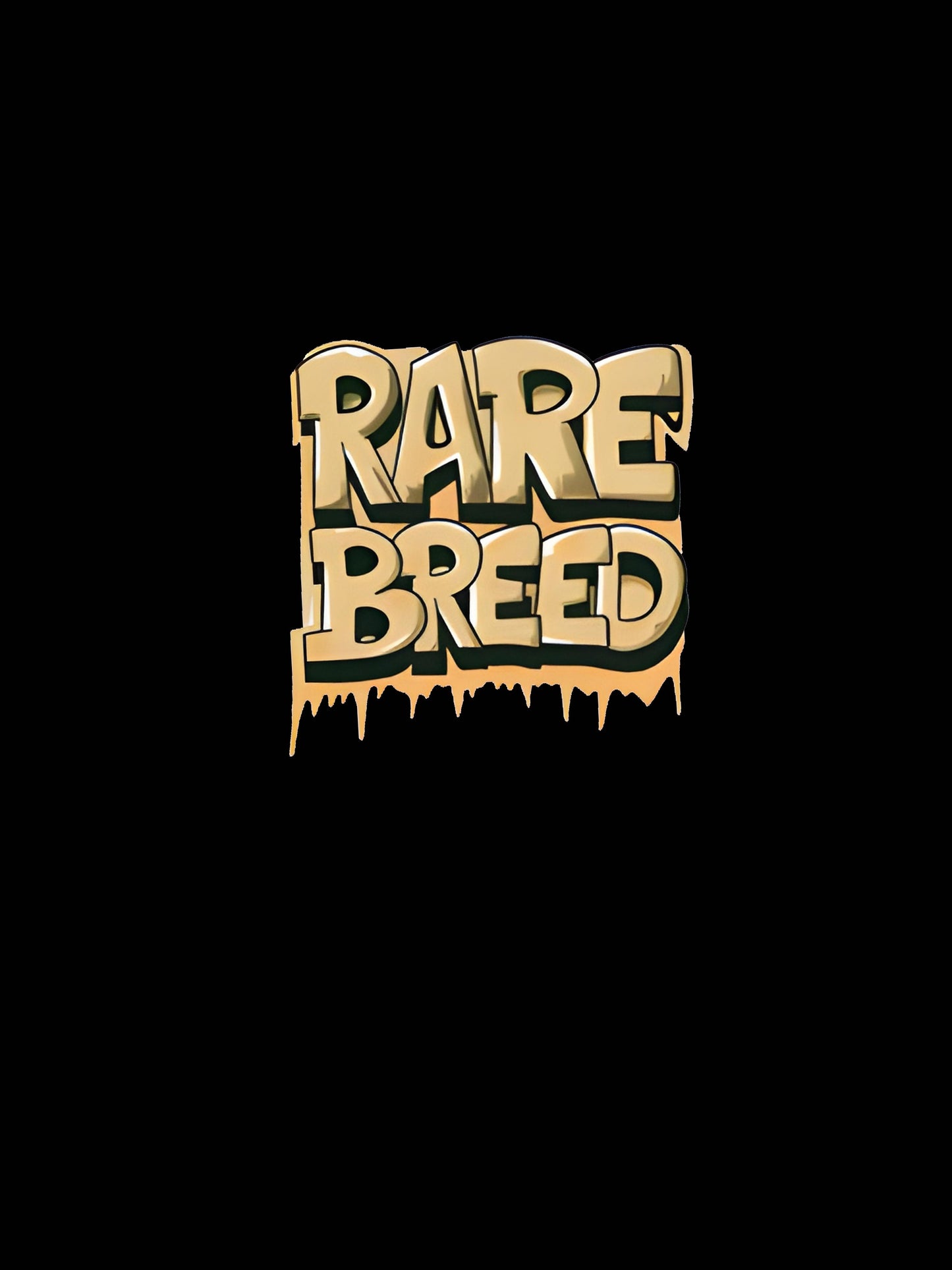 Graffiti Style RARE BREED Printed T-shirt