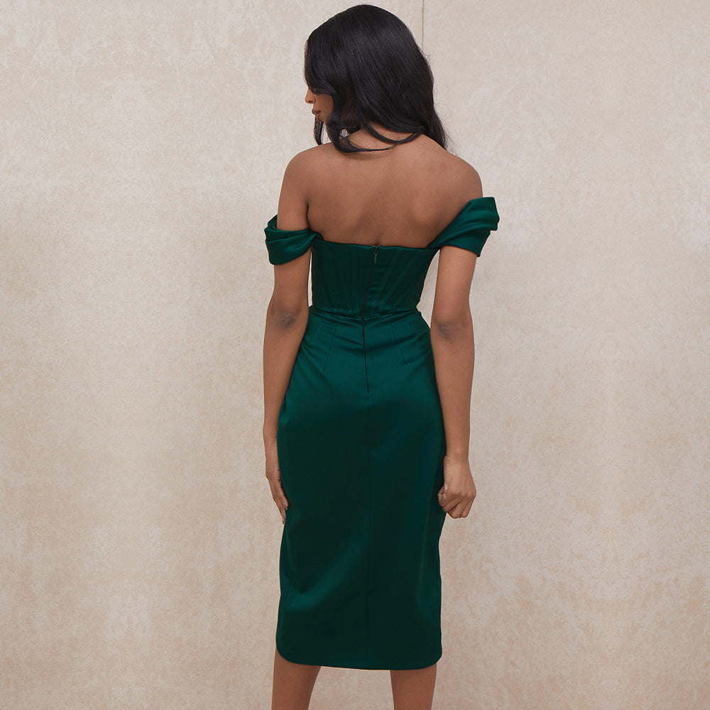 Sexy Backless Fishbone Dress
