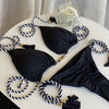 Triangle Braided Bikini Swimsuit