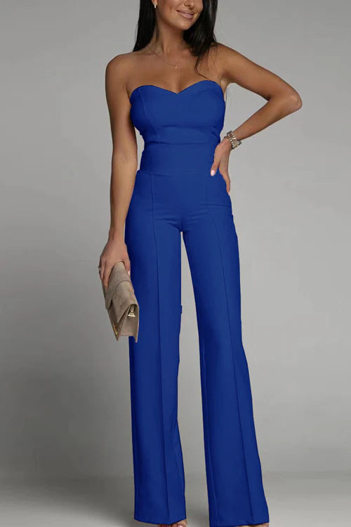 Women's Snug Tube Top Jumpsuit