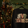 Give Thanks Crochet-Print Sweatshirt